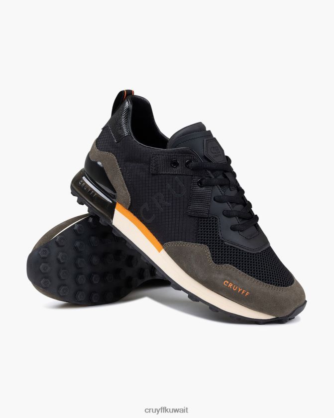 Cruyff أسود / أخضر رجال سوبربيا Z02JN525 أحذية رياضية