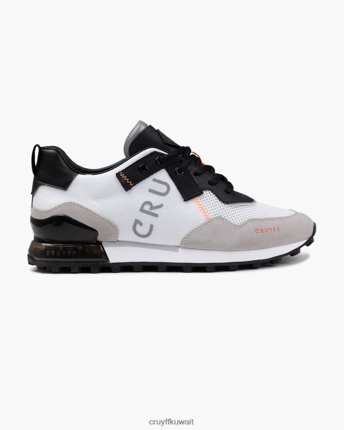Cruyff أبيض / برتقالي رجال سوبربيا Z02JN526 أحذية رياضية