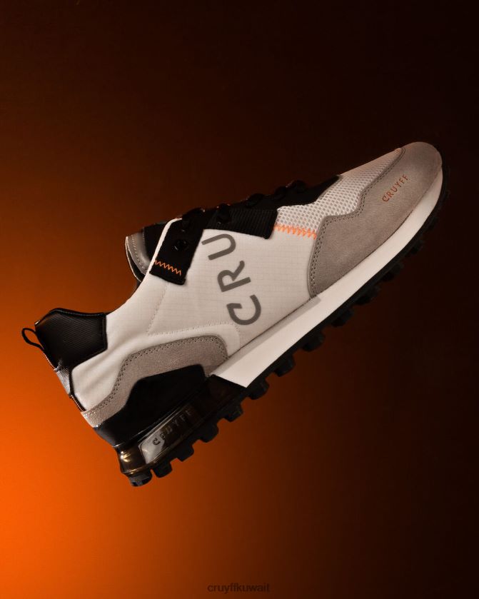 Cruyff أبيض / برتقالي رجال سوبربيا Z02JN526 أحذية رياضية