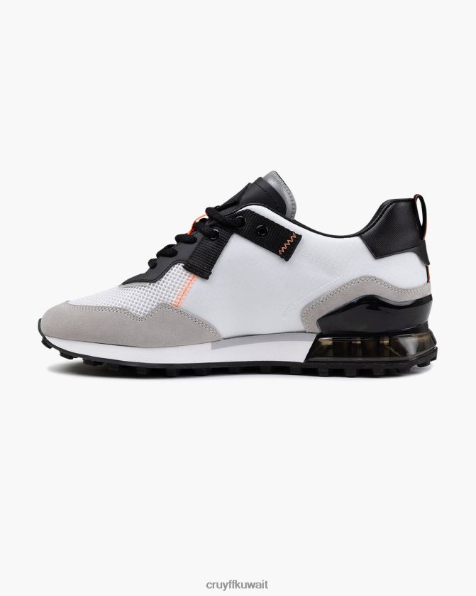 Cruyff أبيض / برتقالي رجال سوبربيا Z02JN526 أحذية رياضية