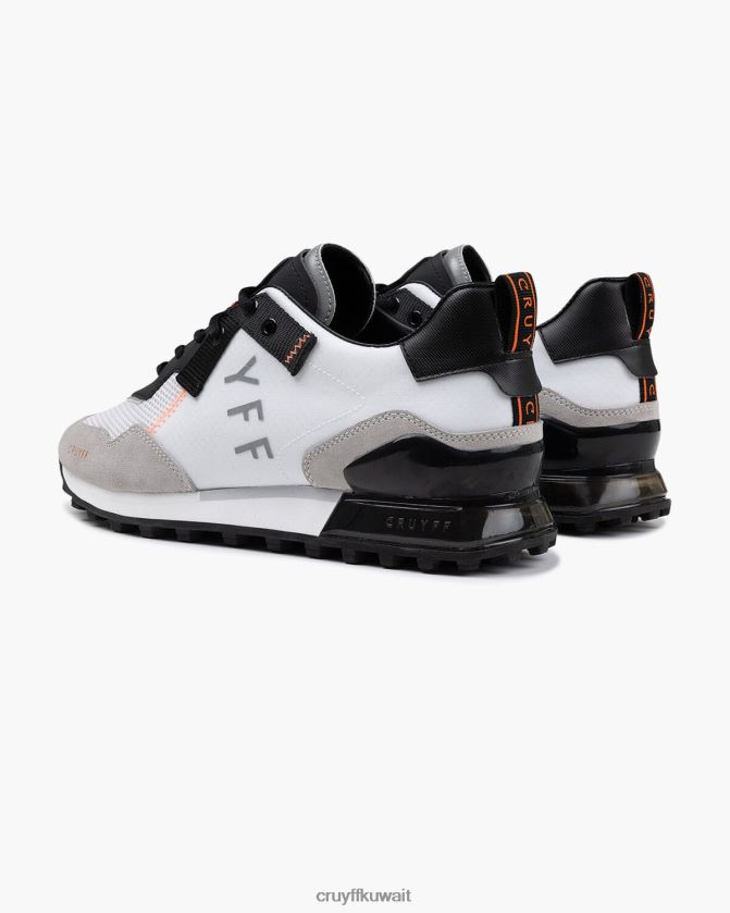 Cruyff أبيض / برتقالي رجال سوبربيا Z02JN526 أحذية رياضية