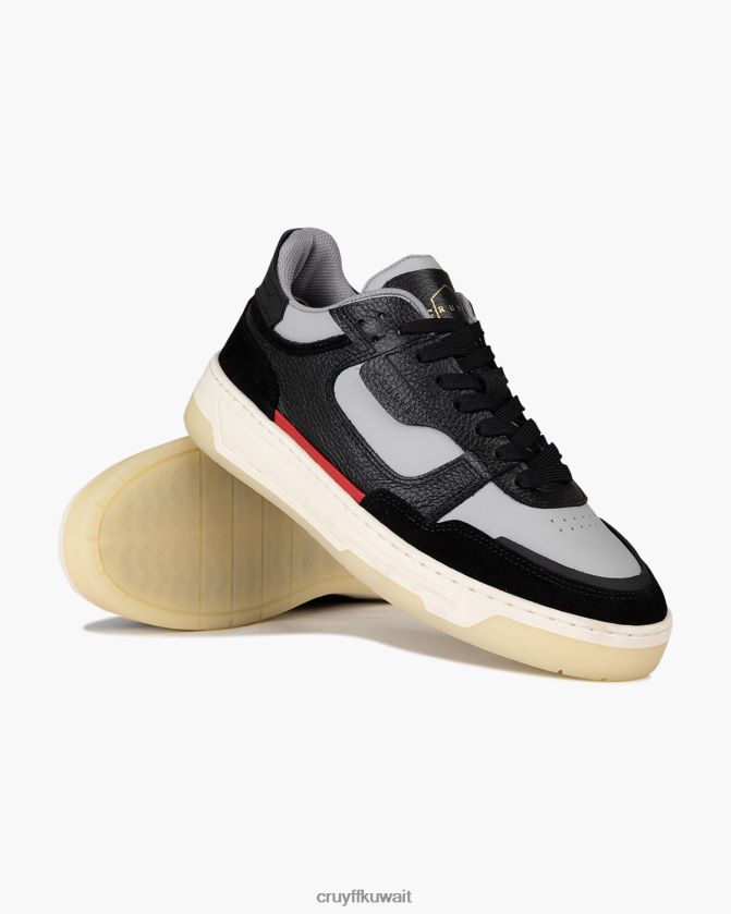 Cruyff أسود / رمادي رجال نمس منتصف Z02JN529 أحذية رياضية