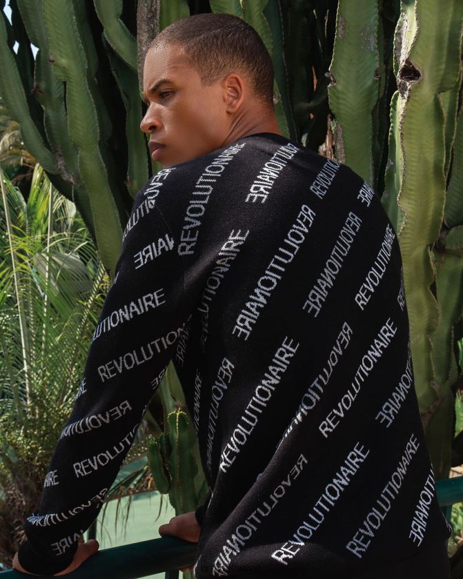 Cruyff أسود رجال الطائر الثوري Z02JN553 سترة