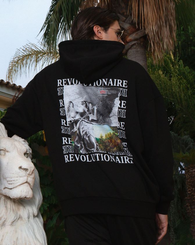 Cruyff أسود رجال هودي انجليس Z02JN558 زُنط