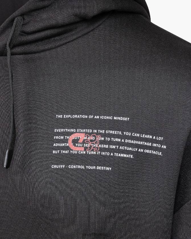 Cruyff أسود رجال هودي انجليس Z02JN558 زُنط