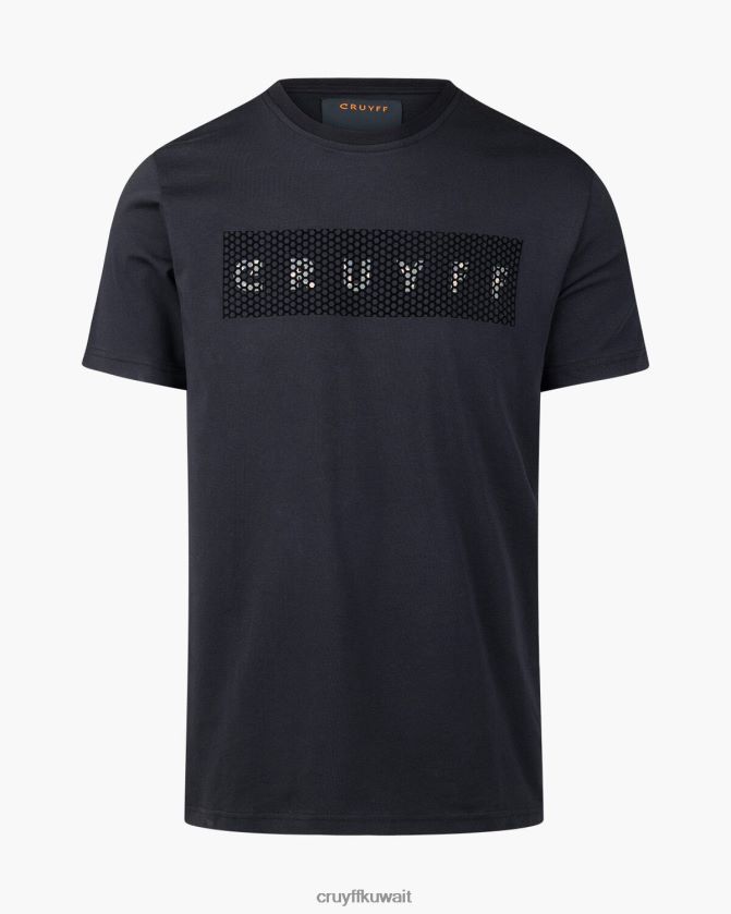 Cruyff أسود رجال كامو تي Z02JN603 تي شيرت