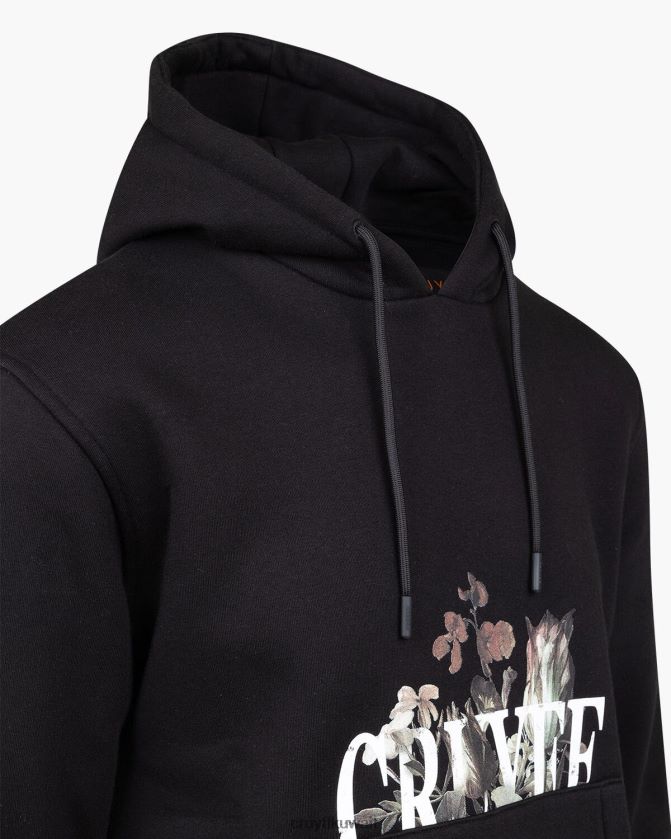 Cruyff أسود رجال هودي ماورو Z02JN658 زُنط