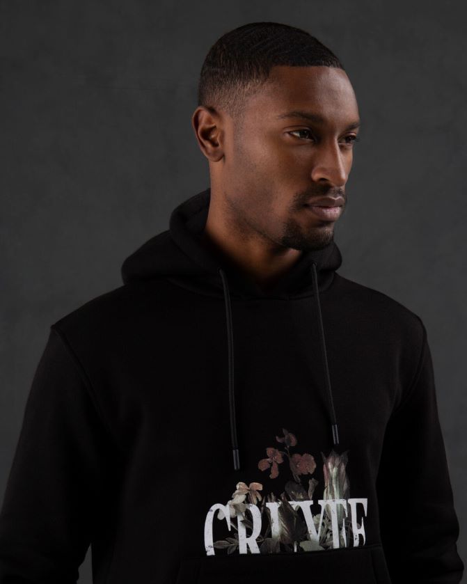 Cruyff أسود رجال هودي ماورو Z02JN658 زُنط