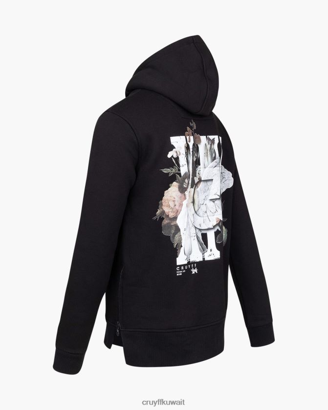 Cruyff أسود رجال هودي ماورو Z02JN658 زُنط