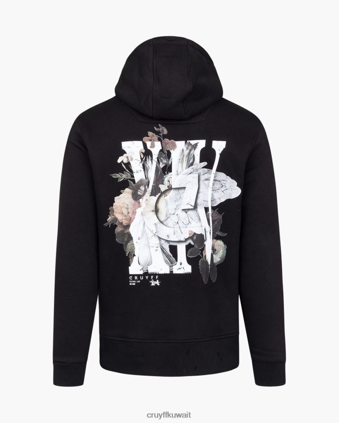 Cruyff أسود رجال هودي ماورو Z02JN658 زُنط