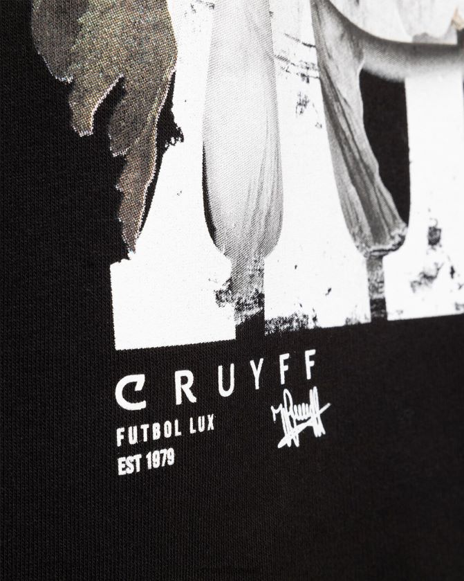 Cruyff أسود رجال هودي ماورو Z02JN658 زُنط