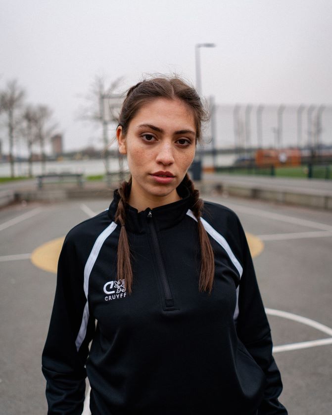 Cruyff أسود / أبيض رجال التكنولوجيا بدوره نصف الرمز البريدي Z02JN661 زُنط