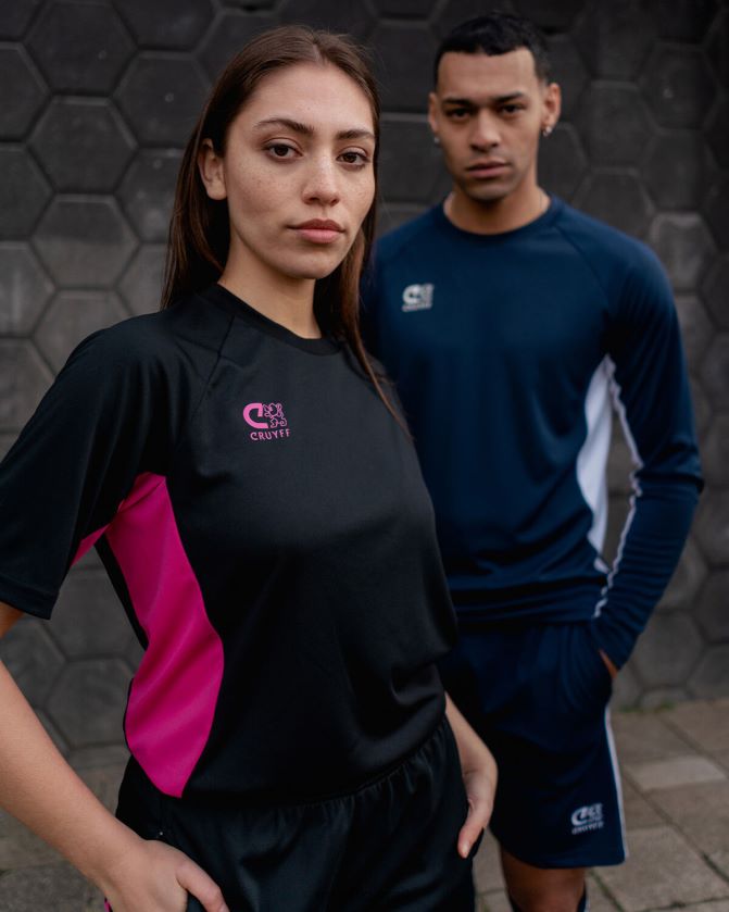 Cruyff أسود / متنوع رجال قميص بدور التكنولوجيا Z02JN671 تي شيرت