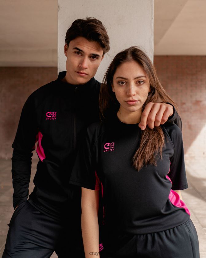 Cruyff أسود / متنوع رجال قميص بدور التكنولوجيا Z02JN671 تي شيرت