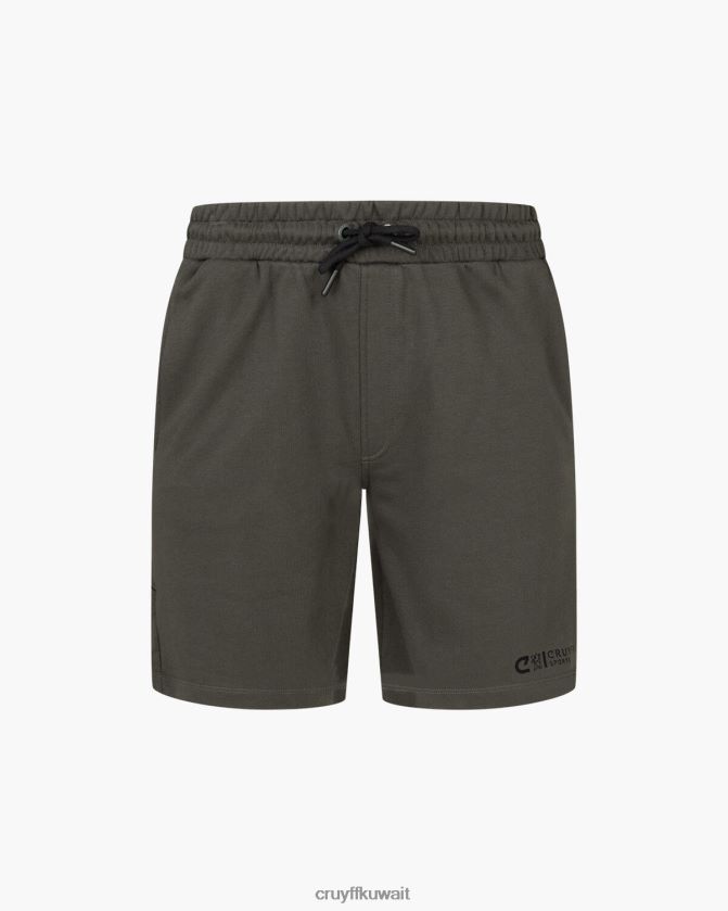 Cruyff الجيش الأخضر رجال معززة قصيرة Z02JN68 السراويل القصيرة