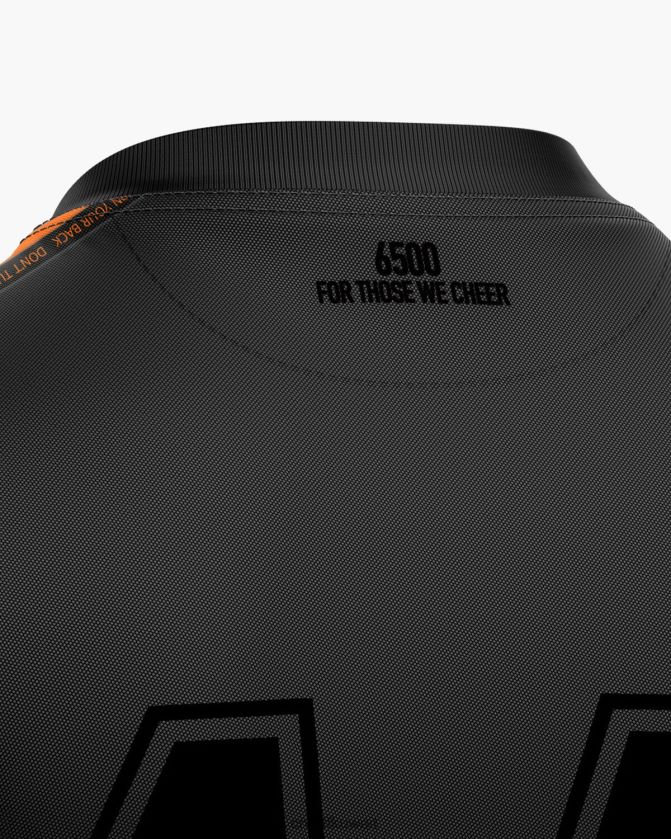 Cruyff برتقالي / أسود مبتدئ لا تدير قمزة الأسبوع الخلفي الخاص بك Z02JN751 تي شيرت