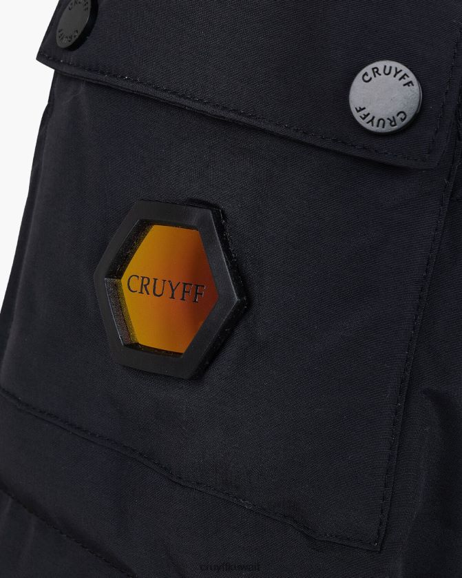 Cruyff أسود رجال سترة كيليان مبطن Z02JN766 السترة