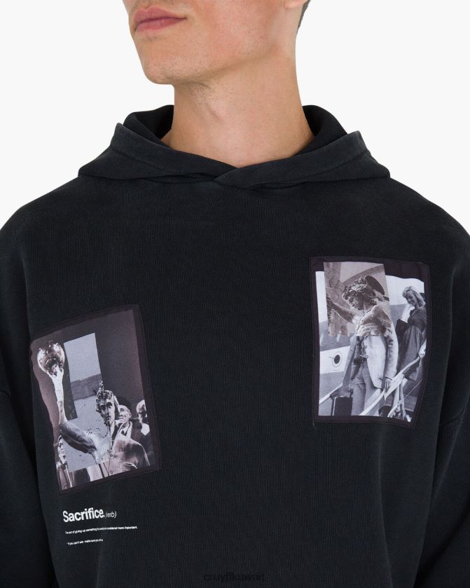 Cruyff أسود رجال فيكتوريا هود Z02JN775 زُنط