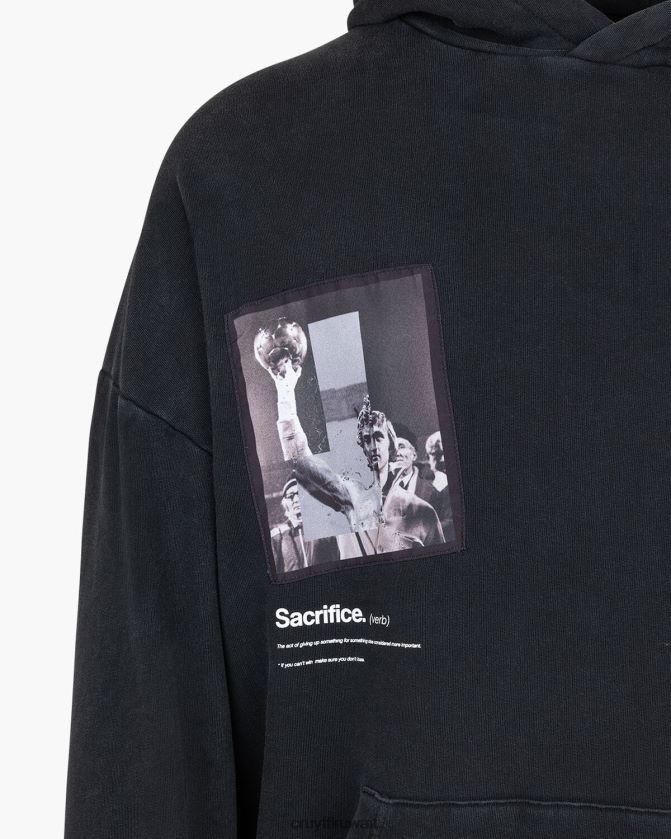 Cruyff أسود رجال فيكتوريا هود Z02JN775 زُنط