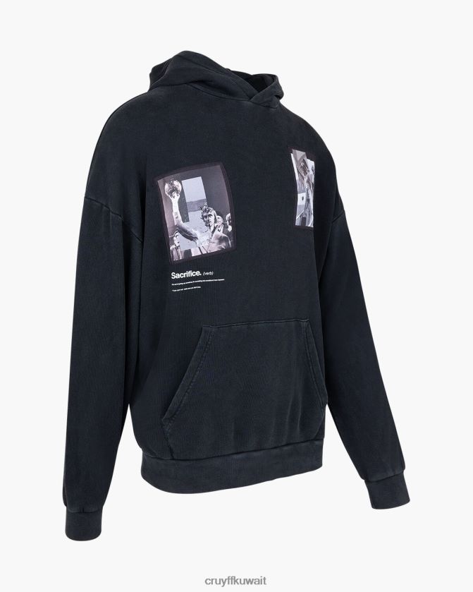 Cruyff أسود رجال فيكتوريا هود Z02JN775 زُنط