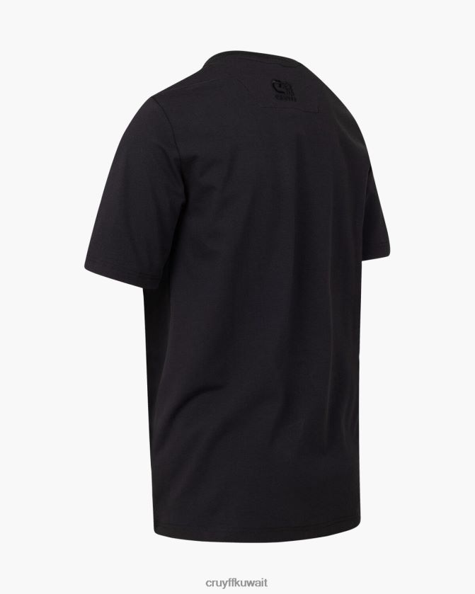 Cruyff أسود رجال الميكا تي Z02JN78 تي شيرت