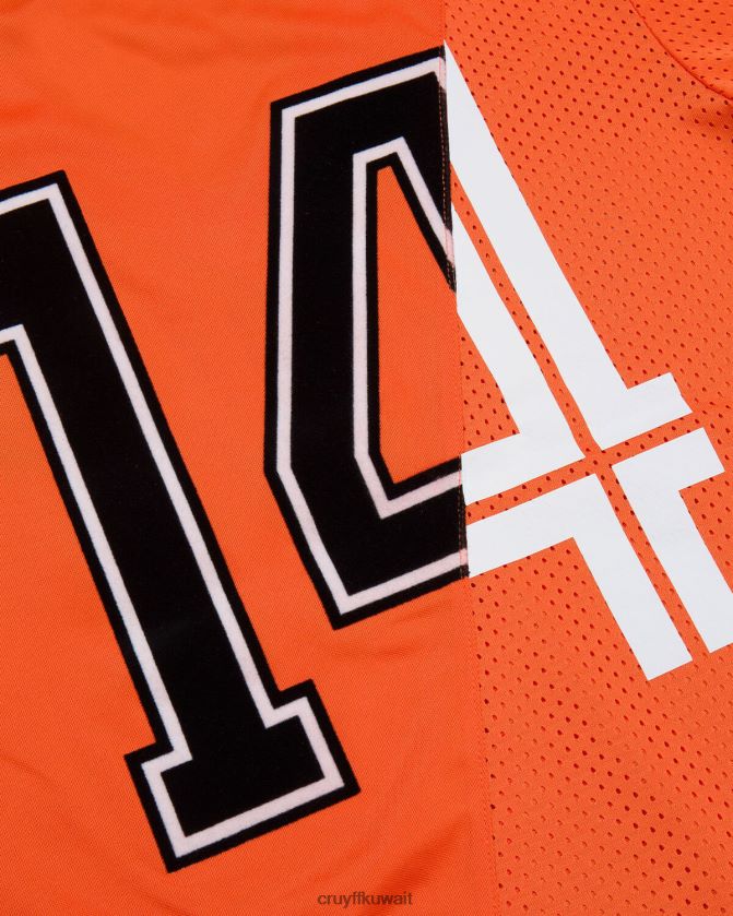 Cruyff البرتقالي نحيف نقطة الإنطلاق اليورو Z02JN799 تي شيرت