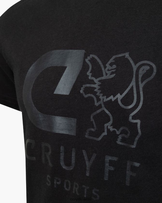 Cruyff أسود رجال معززة تي Z02JN80 تي شيرت