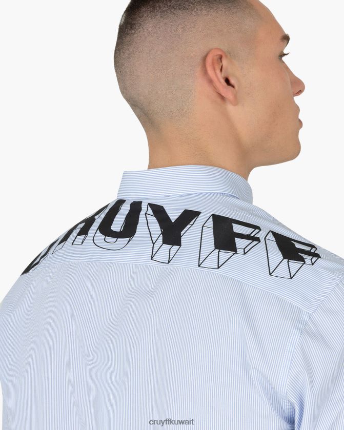 Cruyff أزرق رجال قميص برونو Z02JN836 قميص