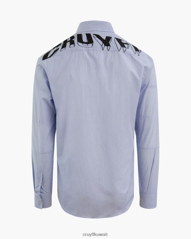 Cruyff أزرق رجال قميص برونو Z02JN836 قميص