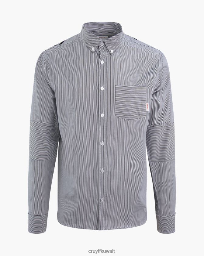 Cruyff أخضر / أبيض رجال قميص برونو Z02JN837 قميص