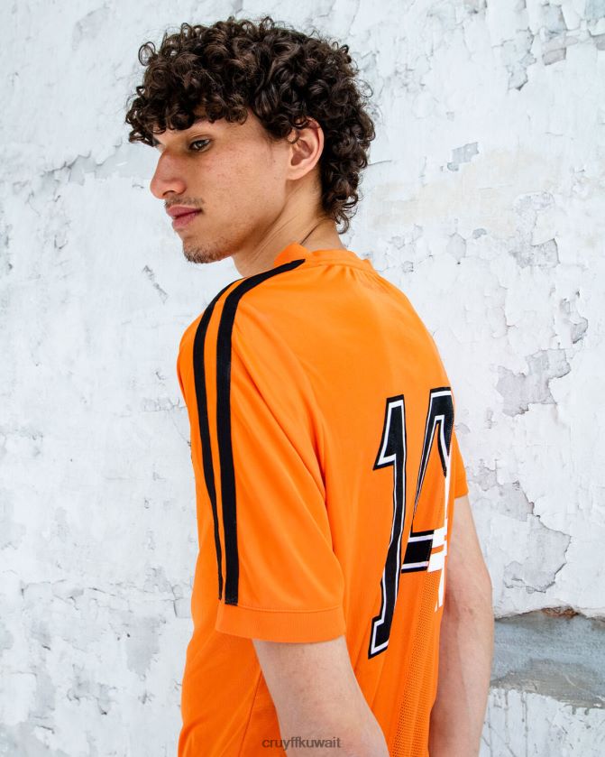 Cruyff البرتقالي رجال نقطة الإنطلاق اليورو Z02JN844 تي شيرت