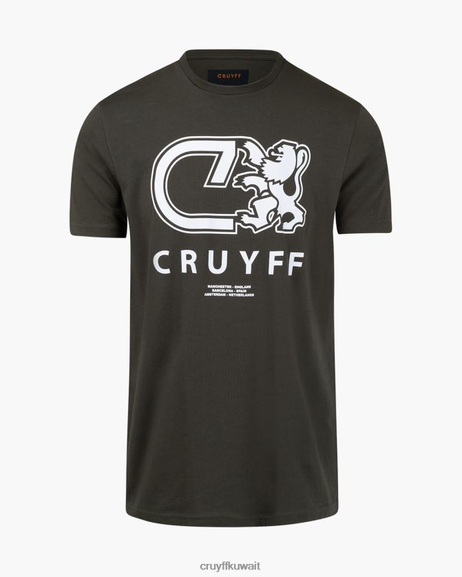 Cruyff أخضر رجال ألفارو المحملة Z02JN850 تي شيرت