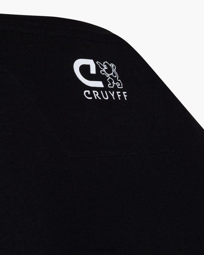 Cruyff أسود رجال ألفارو المحملة Z02JN851 تي شيرت