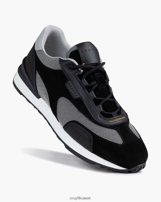 Cruyff رمادي / أسود رجال عداء ليرة لبنانية Z02JN854 أحذية رياضية