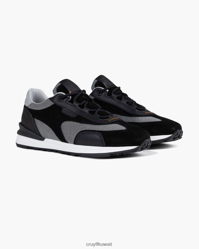 Cruyff رمادي / أسود رجال عداء ليرة لبنانية Z02JN854 أحذية رياضية