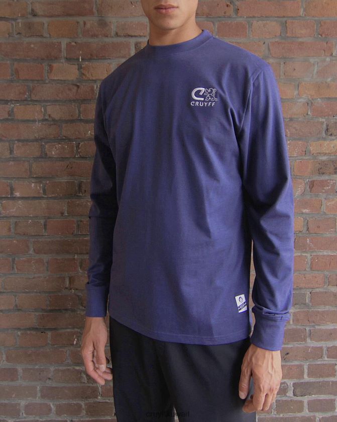 Cruyff أزرق رجال امستردام نادر Z02JN857 تي شيرت