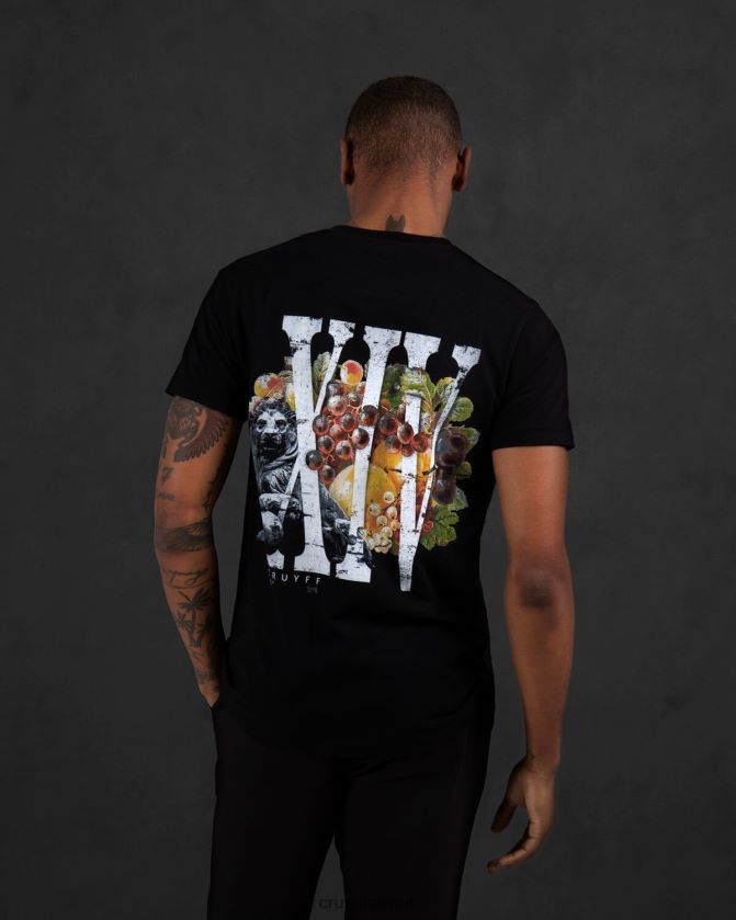 Cruyff أسود رجال تي شيرت ماورو Z02JN867 تي شيرت