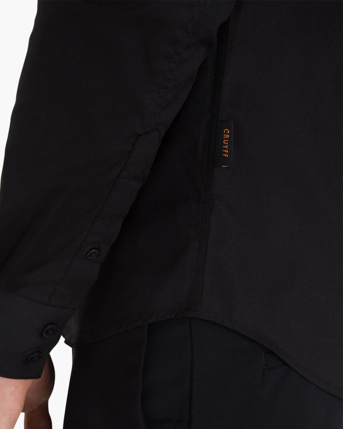 Cruyff أسود رجال قميص سيفا المطبوع Z02JN888 قميص