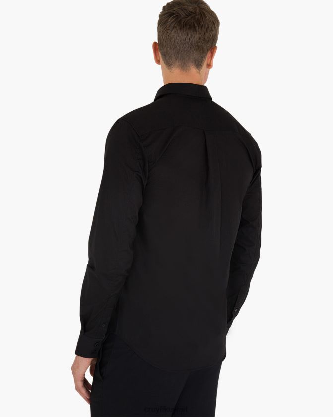 Cruyff أسود رجال قميص سيفا المطبوع Z02JN888 قميص