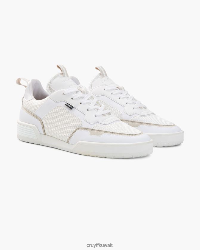 Cruyff أبيض نحيف كالتشيو بالبوا- شبكة ناعمة / مات ختم الحرارة Z02JN898 أحذية رياضية