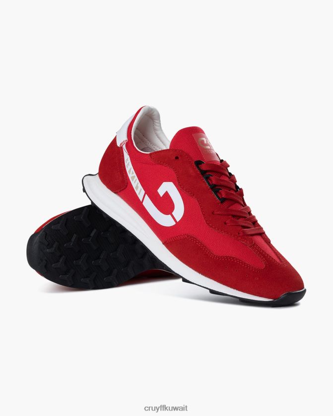 Cruyff أحمر رجال لندن سيرا على الأقدام Z02JN91 أحذية رياضية