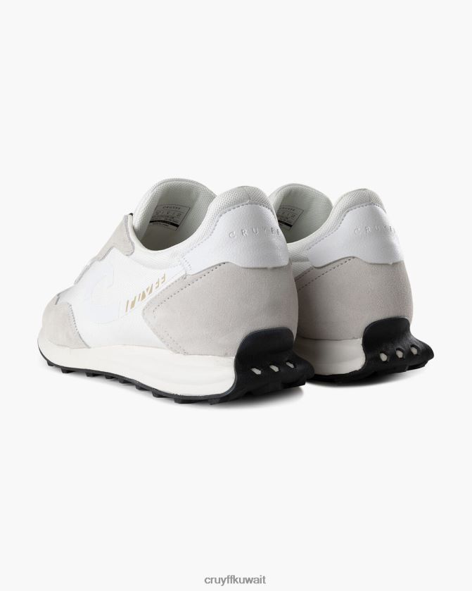 Cruyff أبيض رمادي رجال لندن سيرا على الأقدام Z02JN92 أحذية رياضية