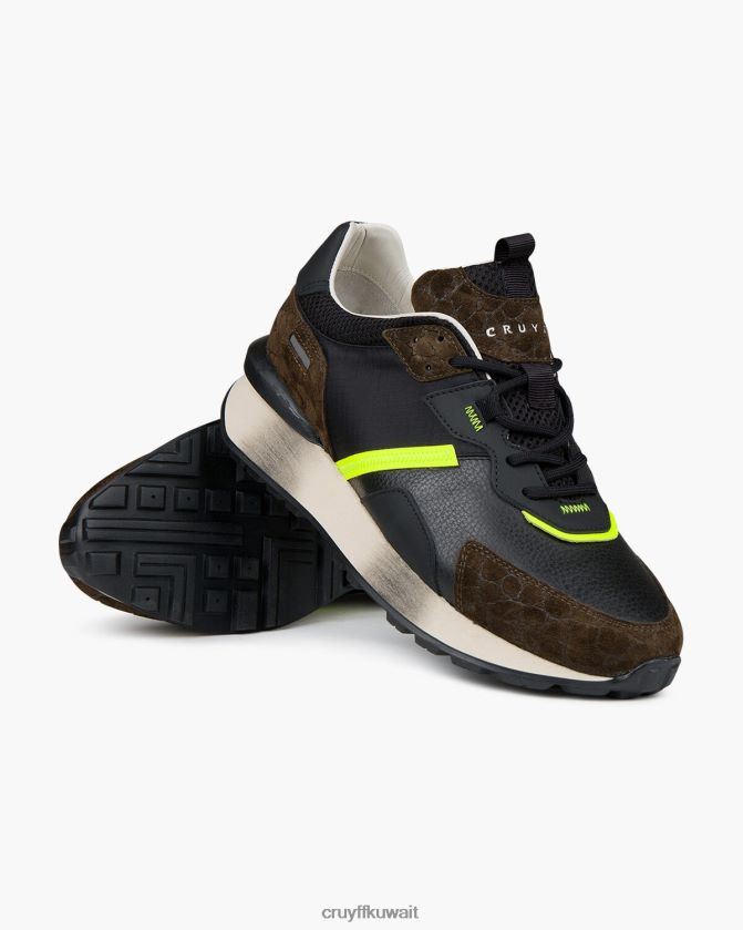 Cruyff أسود / أخضر رجال مونتسيرات Z02JN940 أحذية رياضية