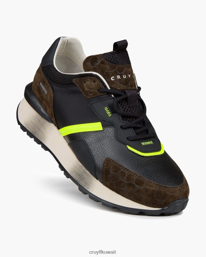 Cruyff أسود / أخضر رجال مونتسيرات Z02JN940 أحذية رياضية