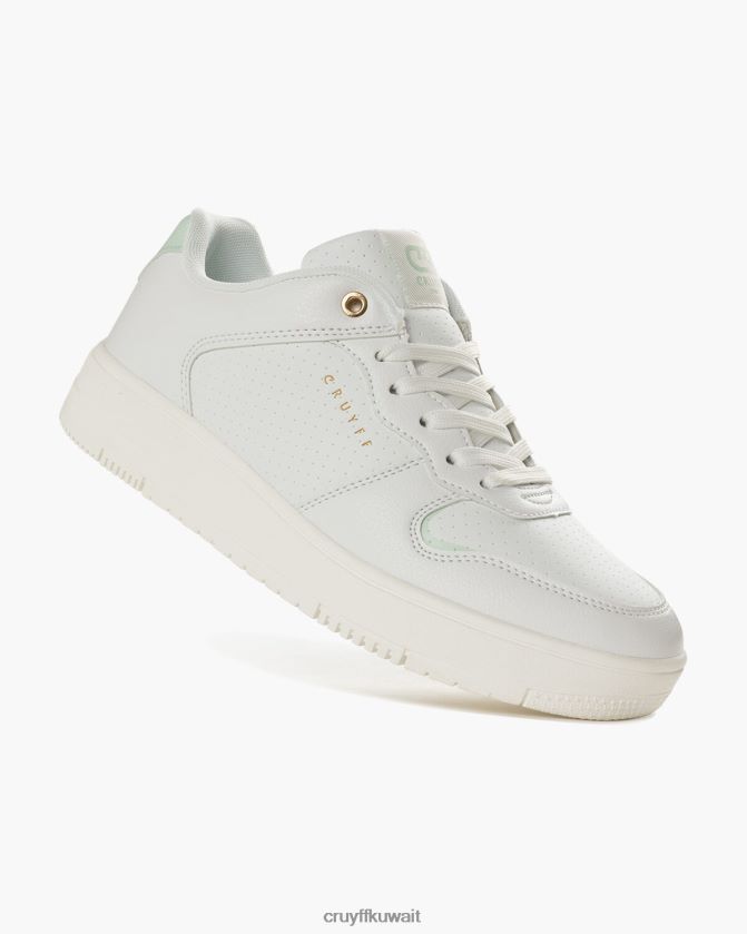 Cruyff أبيض / أخضر نحيف ملكي داخلي Z02JN945 أحذية رياضية
