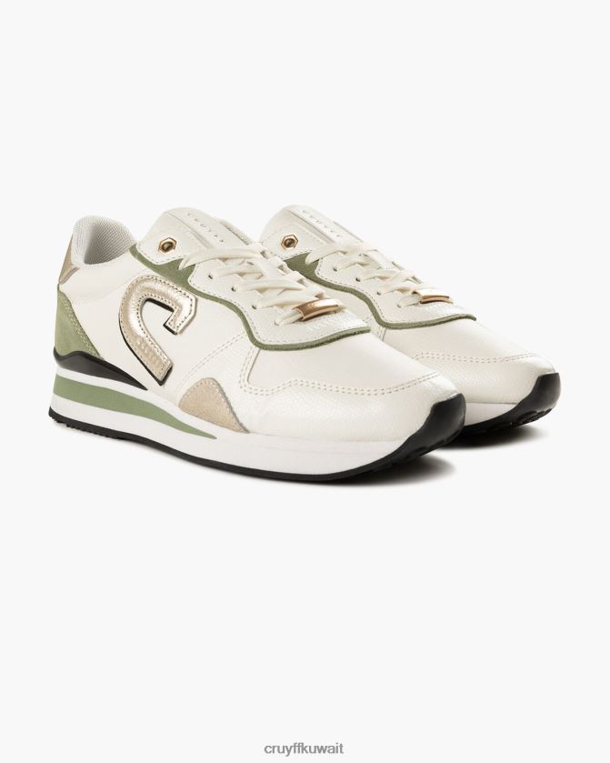 Cruyff أخضر / أبيض نحيف باركرونر لوكس Z02JN949 أحذية رياضية
