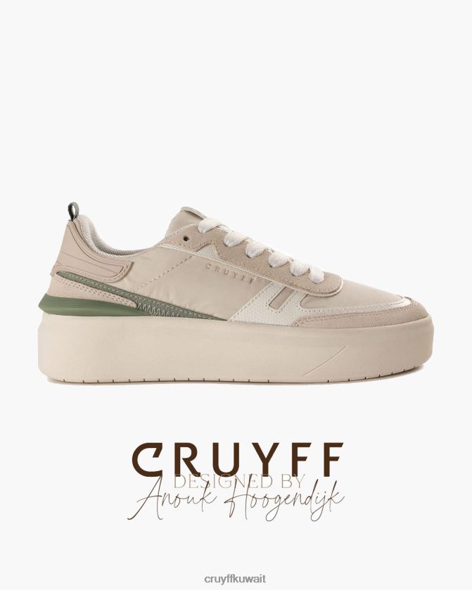 Cruyff أبيض / أخضر نحيف كمبريا Z02JN950 أحذية رياضية