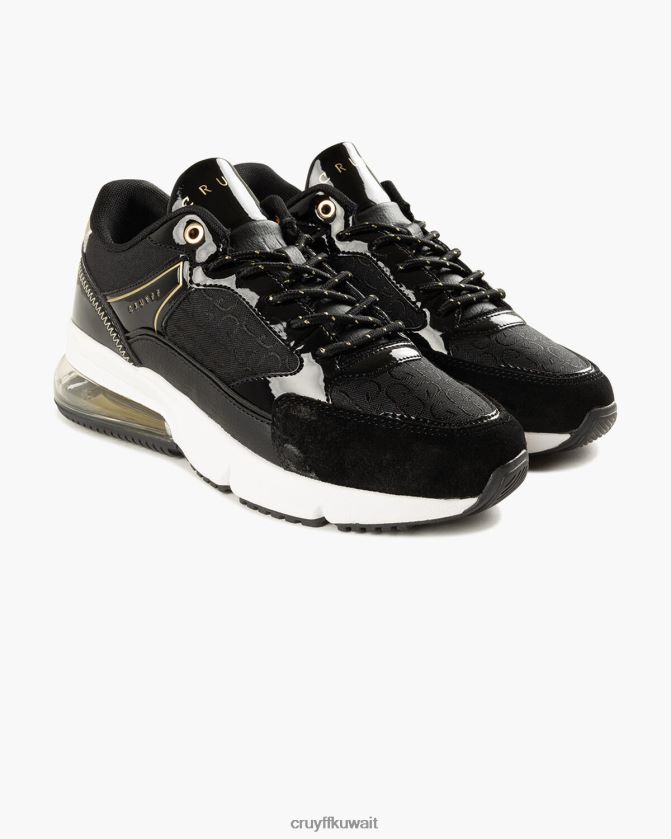 Cruyff أسود نحيف لوكس الماس Z02JN965 أحذية رياضية