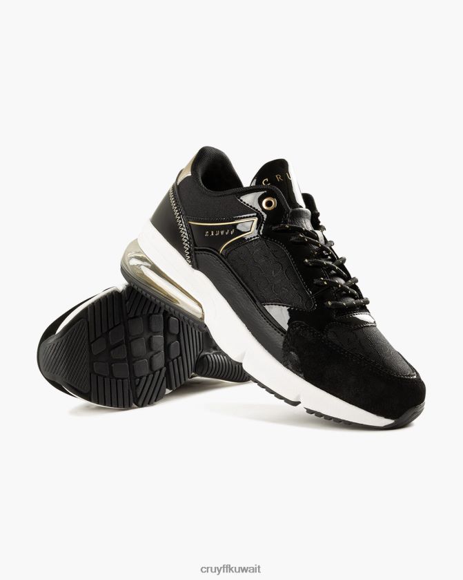 Cruyff أسود نحيف لوكس الماس Z02JN965 أحذية رياضية