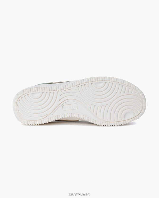 Cruyff أخضر / أبيض نحيف كامبو منخفض لوكس Z02JN977 أحذية رياضية